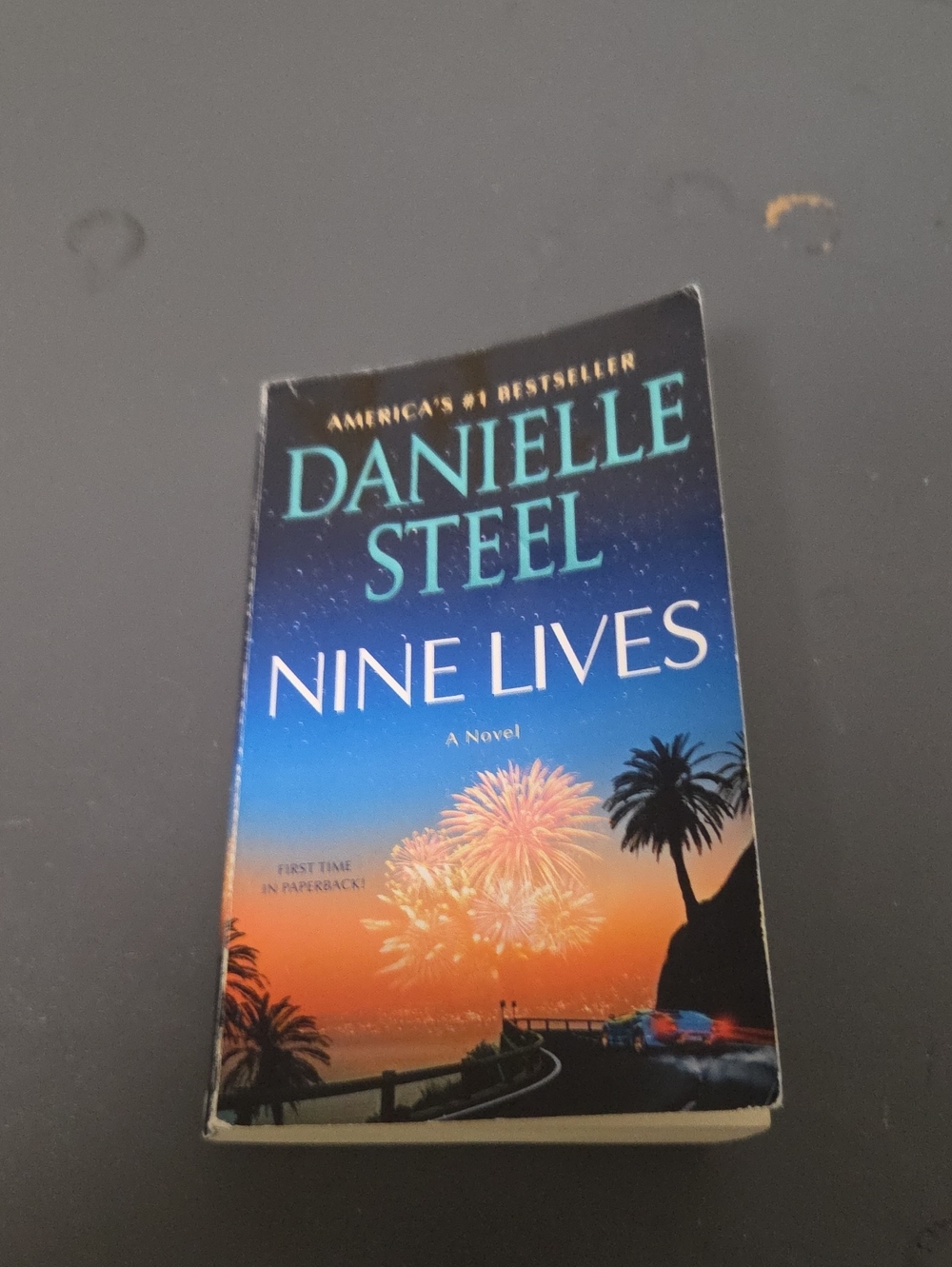Nine Lives Paperback - Blue and Orange Cover